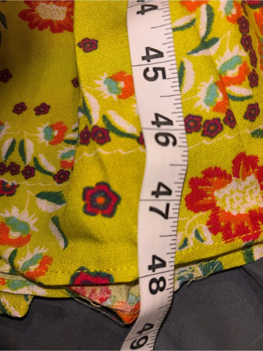 Easel Los Angeles Yellow Floral Boho Dress Size Medium Tiered Sundress - Picture 5 of 6